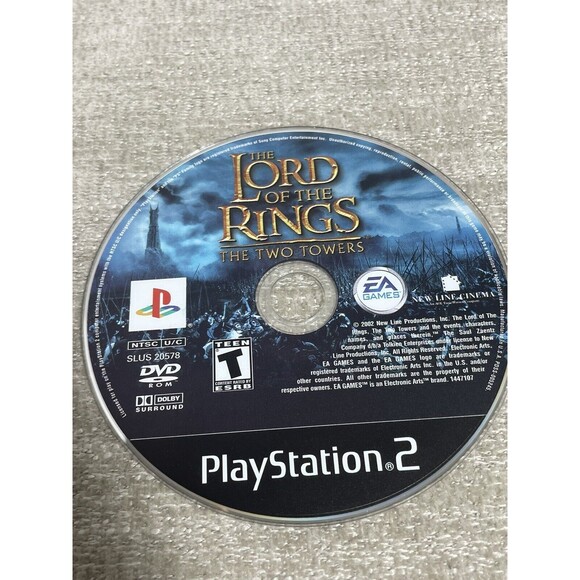 The Lord of the Rings: The Two Towers (PlayStation 2) - Disc Only - Picture 3 of 4